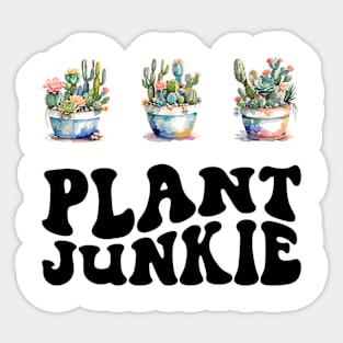 Plant junkie Sticker